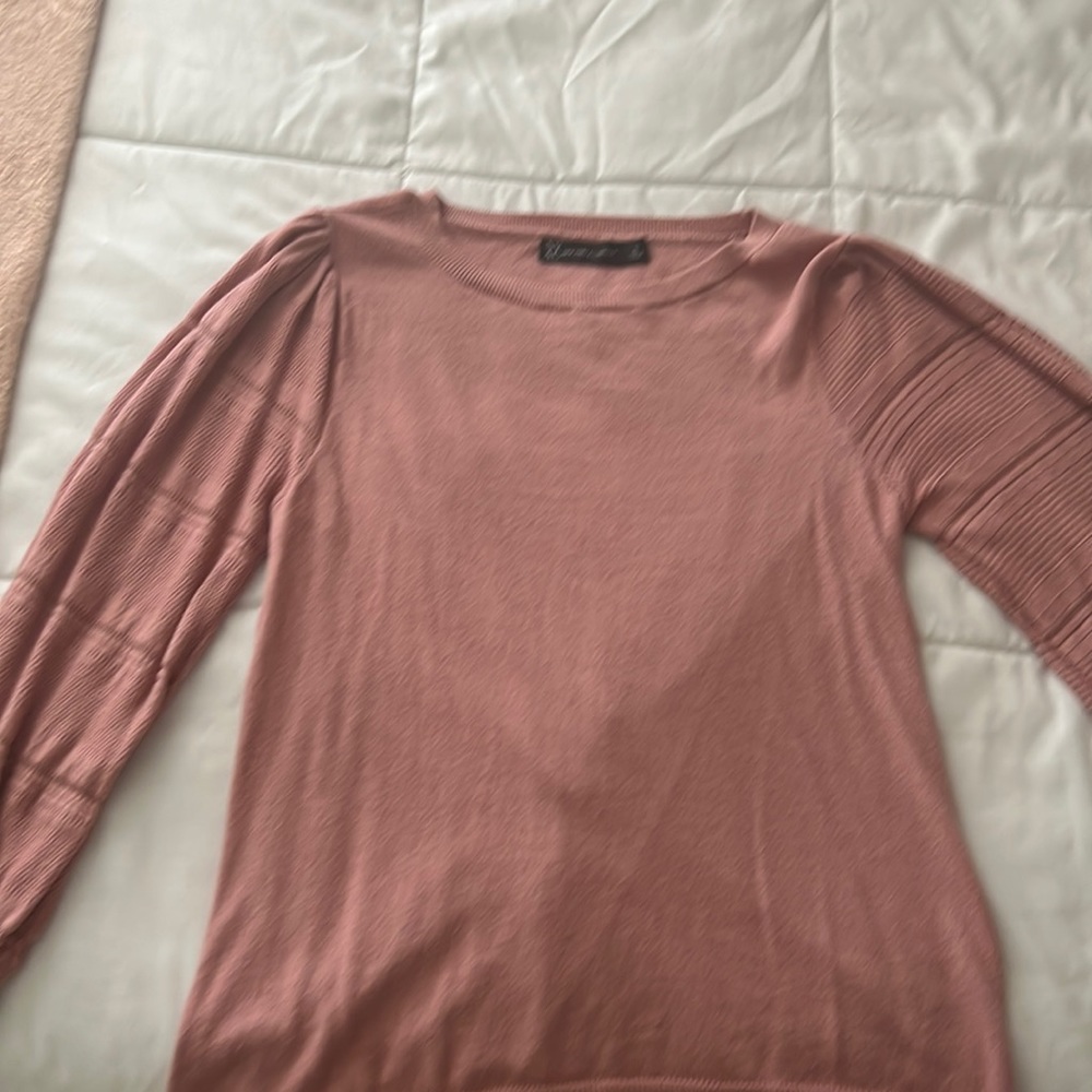 New York & Company Twist Back Pullover Sweater